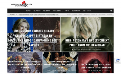 boundingintocomics.com screenshot