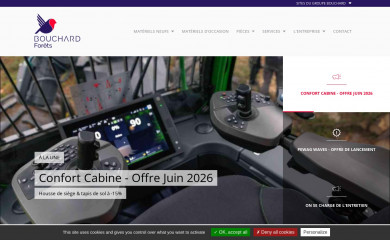 bouchard-forets.com screenshot