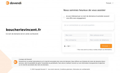 boucherievincent.fr screenshot