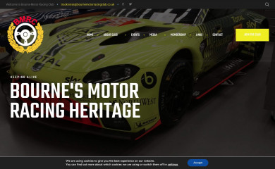 bournemotorracingclub.co.uk screenshot