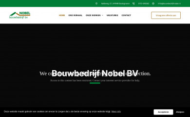bouwbedrijfnobel.nl screenshot