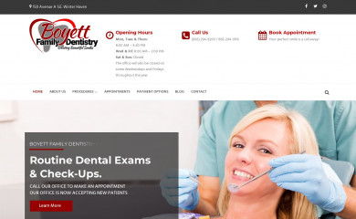 boyettfamilydentistry.com screenshot