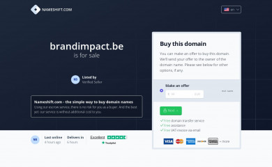 brandimpact.be screenshot