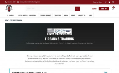 brandongunschool.com screenshot