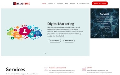 http://brandshark.in screenshot