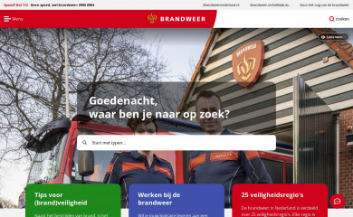 brandweer.nl screenshot