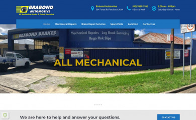 brabondautomotive.com.au screenshot
