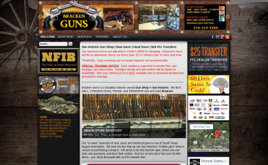 brackenguns.com screenshot