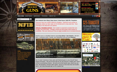 brackenguns.com screenshot