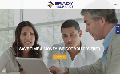 bradyinsurance.co.uk screenshot