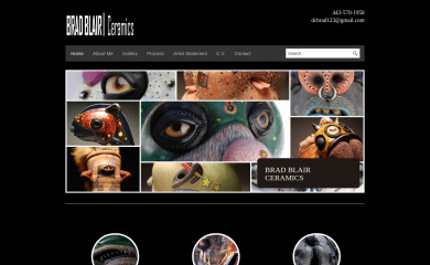 bradblairceramics.com screenshot