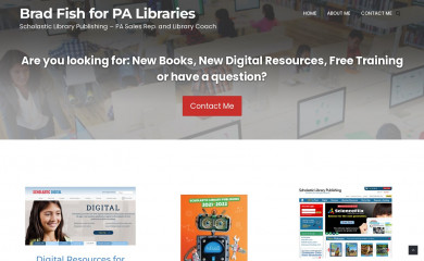 bradfishforlibraries.com screenshot