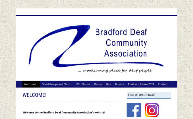 bradforddeafcentre.org screenshot
