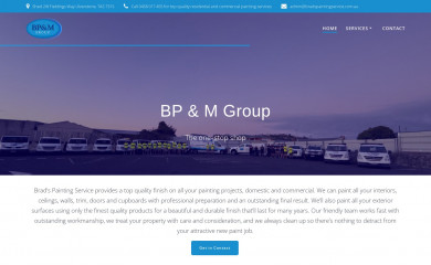 bradspaintingservice.com.au screenshot