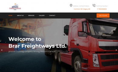 brarfreightways.com screenshot