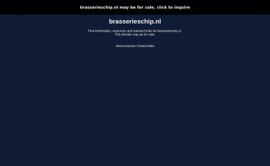 brasserieschip.nl screenshot