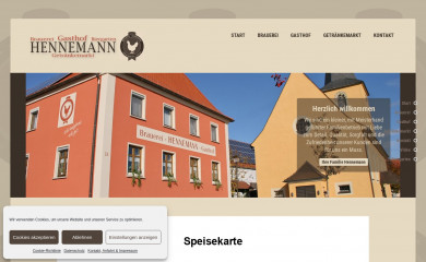 brauerei-hennemann.com screenshot