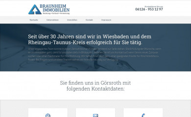 braunheim-immobilien.de screenshot