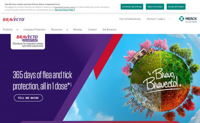 bravecto.com screenshot