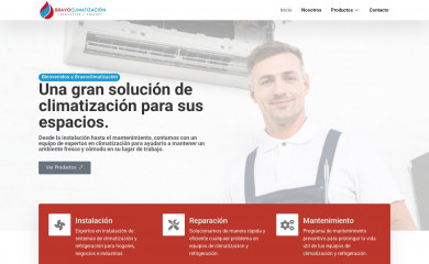 bravoclimatizacion.cl screenshot