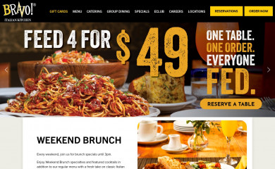 bravoitalian.com screenshot