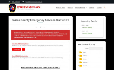 brazoscountyesd2.org screenshot