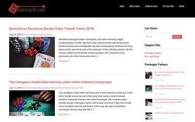 brentcards.com screenshot
