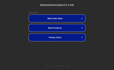 brennemansmeats.com screenshot