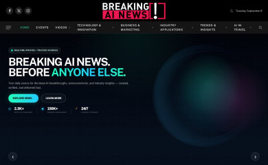breakingai.news screenshot
