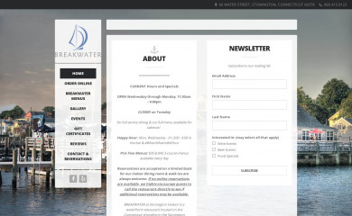 breakwaterstonington.com screenshot