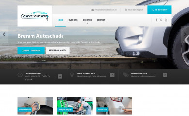 breramautoschade.nl screenshot