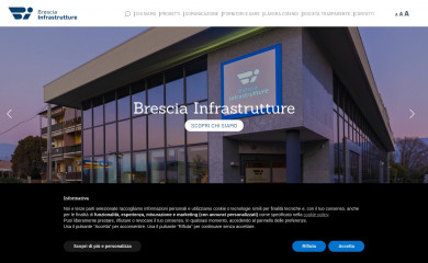 bresciainfrastrutture.it screenshot