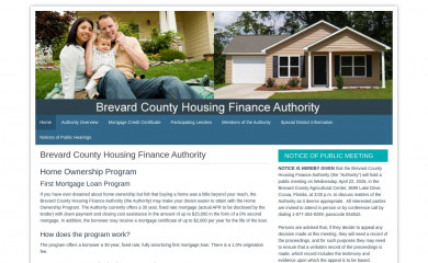 brevardhfa.org screenshot