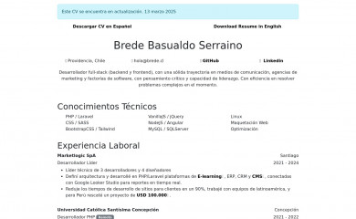 breve.cl screenshot