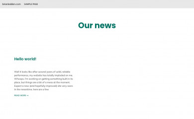 brianledden.com screenshot