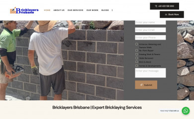 bricklayersbrisbane.com.au screenshot