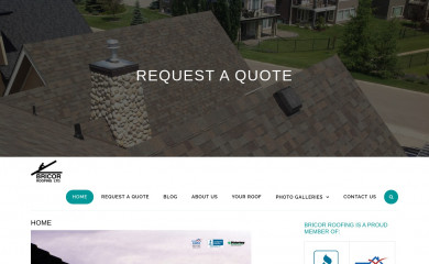 bricorroofing.com screenshot