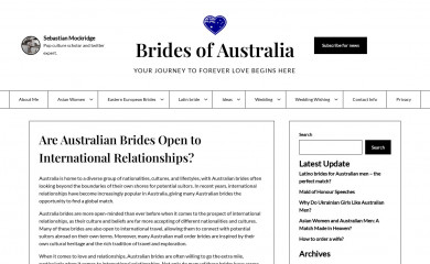 bridesofaustralia.com screenshot