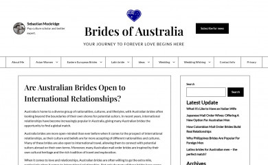 bridesofaustralia.com screenshot