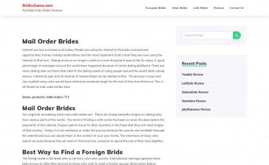 bridessumo.com screenshot