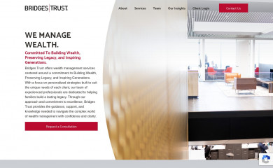 bridgestrust.com screenshot