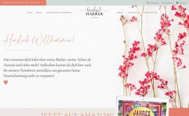 bridgetharker.de screenshot