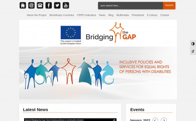 bridgingthegap-project.eu screenshot