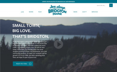 bridgtonmaine.org screenshot