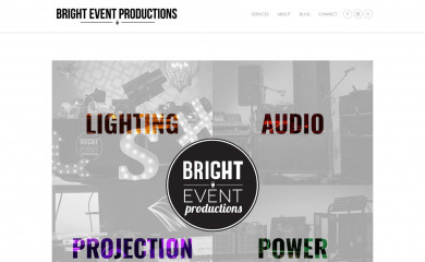 brighteventproductions.com screenshot