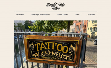 brightsidetattoo.com screenshot