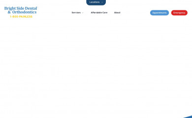 brightsidedental.com screenshot