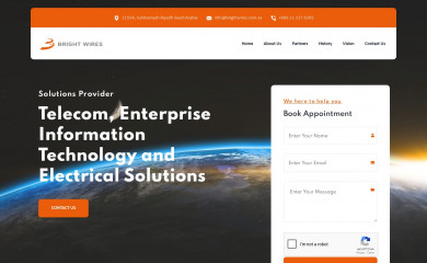 brightwires.com.sa screenshot
