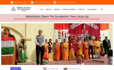 brilliantacademybanswara.org screenshot