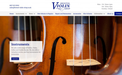 bristol-violin-shop.co.uk screenshot